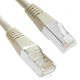 Cable de red ethernet Cat. 5e FTP de 25 m de color gris