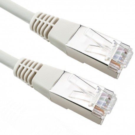 Cable de red ethernet RJ45 LSHF UTP categoría 6a gris 30m