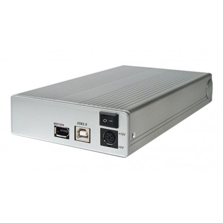 Caja externa KEPLER dispositivos IDE 3,5" USB 2.0 y FireWire