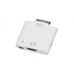 Adaptador HDMI para iPod/iPhone4/iPad, blanco