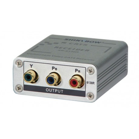 Receptor digital de vídeo componente por cable de red Cat.5