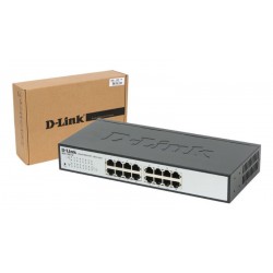 Switch 16/24 puertos D-Link EasySmart 10/100 Mbps con gestión