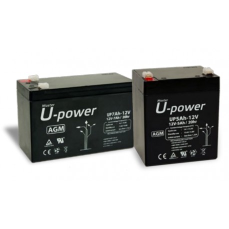 Batería para SAI de 12V y 100Ah U-power